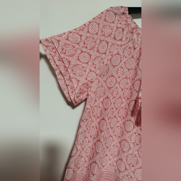 New Pink Tunic with Tassels  / Size 2X - Picture 3 of 9